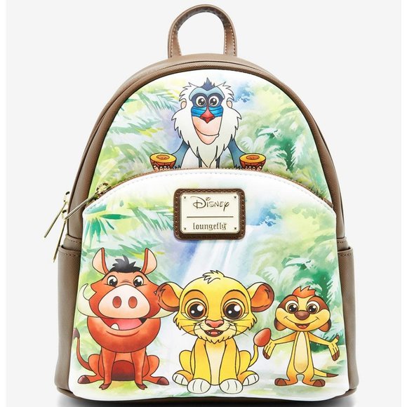 Loungefly Disney The Lion King Chibi Simba & Friends Mini Backpack main image 5